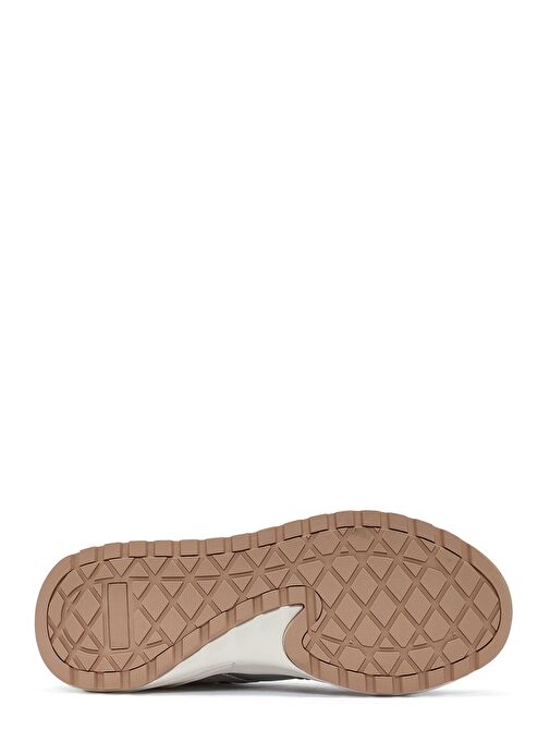 ACBC x DERİMOD Kadın Gri Kalın Tabanlı Bağcıklı Kumaş Sneaker 25SFD43566F - Görsel 5