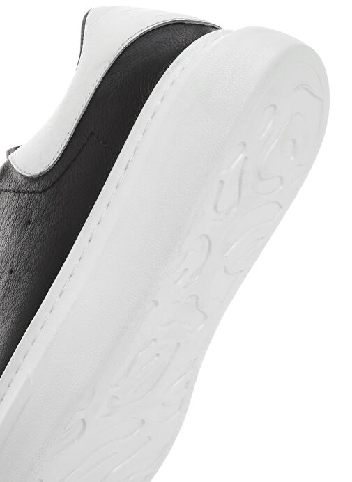 Derimod Derimod Erkek Siyah Bağcıklı Kalın Tabanlı Deri Sneaker 25SFD752218 | Boyner Siyah - 9. görsel