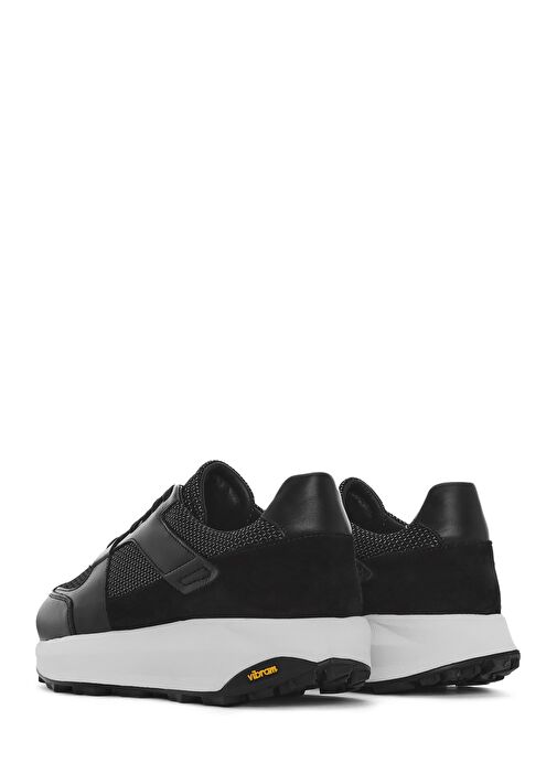 Derimod Derimod Erkek Siyah Bağcıklı Kalın Tabanlı Deri Sneaker 25SFD775114 Boyner'de! Siyah - 6. görsel