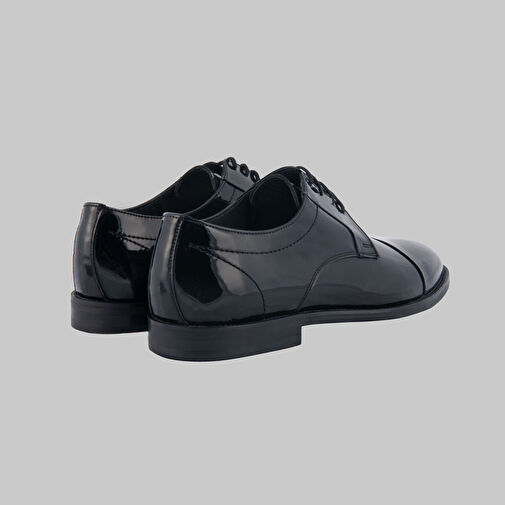 MİKROLİGHT KLASİK SİYAH AYAKKABI - Görsel 5