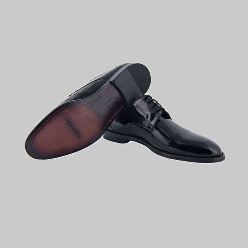 MİKROLİGHT KLASİK SİYAH AYAKKABI - Görsel 6