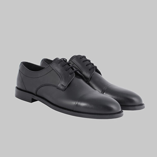 ERKEK DERİ SİYAH AYAKKABI - Görsel 3