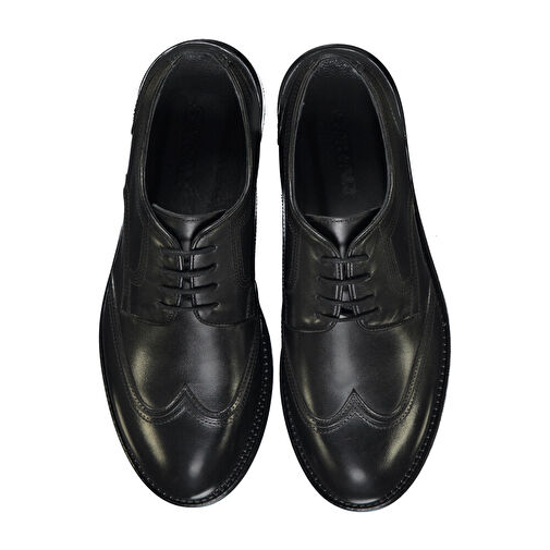 ERKEK KÖSELE SİYAH AYAKKABI - Görsel 5