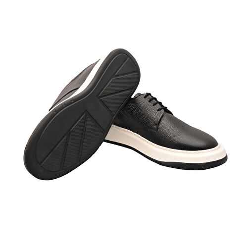 ERKEK EVA TABAN SİYAH AYAKKABI - Görsel 6