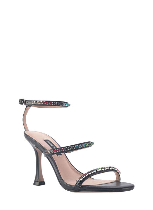 BRENDA 3FX Siyah Kadın Topuklu Sandalet - Görsel 3