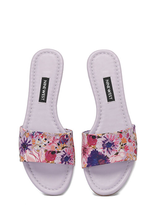 DIMSUM 3FX Mor Kadın Düz Terlik - Görsel 5