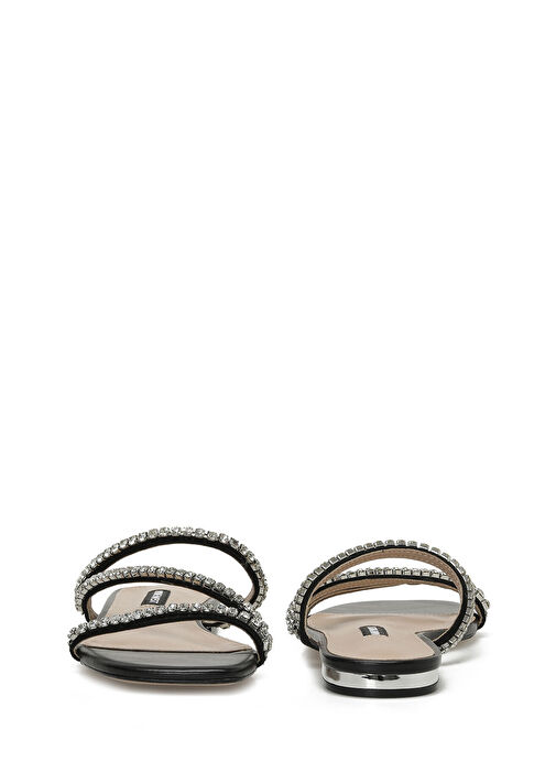 ESTRE 3FX Siyah Kadın Düz Terlik - Görsel 6