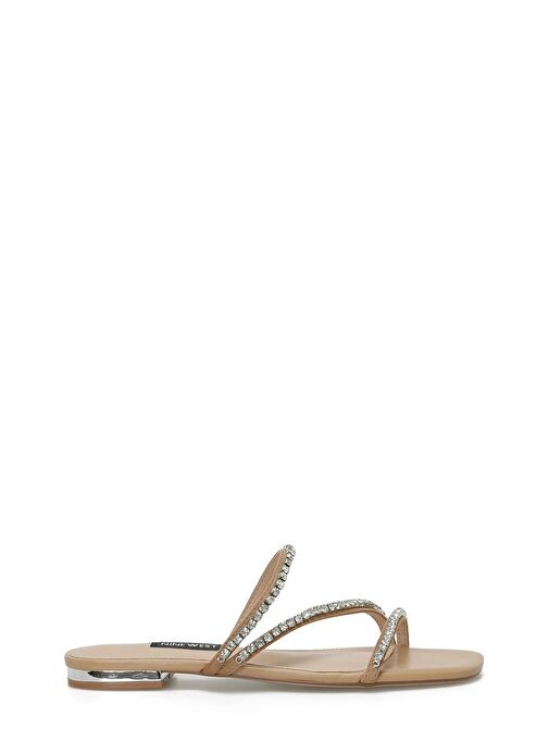 ESTRE 3FX Kahverengi Kadın Düz Terlik - Görsel 2