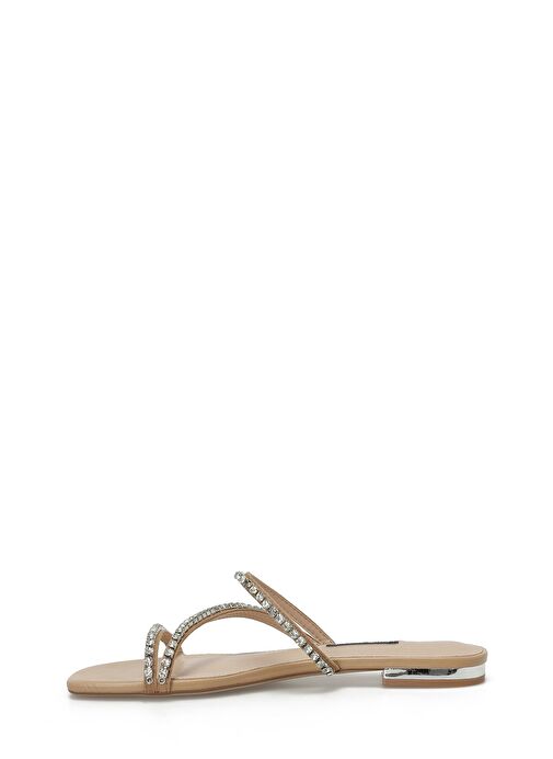 ESTRE 3FX Kahverengi Kadın Düz Terlik - Görsel 4