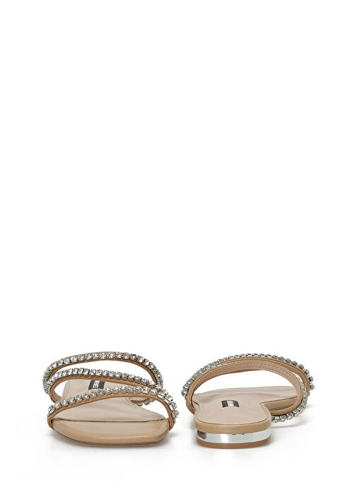 ESTRE 3FX Kahverengi Kadın Düz Terlik - Görsel 6