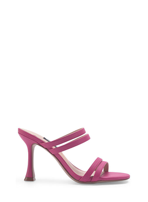 NINFE2 3FX Fuşya Kadın Topuklu Terlik - Görsel 2