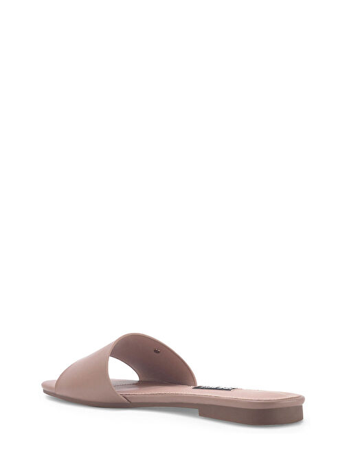 PEACE 3FX Kahverengi Kadın Düz Terlik - Görsel 4