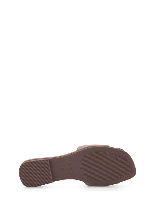 PEACE 3FX Kahverengi Kadın Düz Terlik - Görsel 5