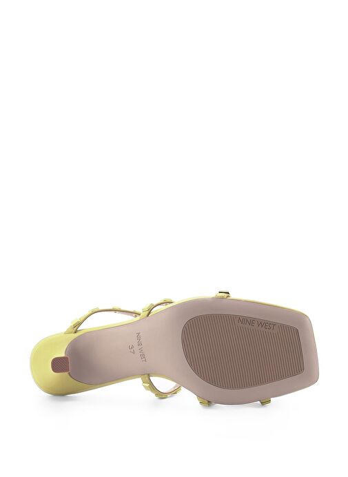 VIRA 3FX Sarı Kadın Topuklu Terlik - Görsel 5