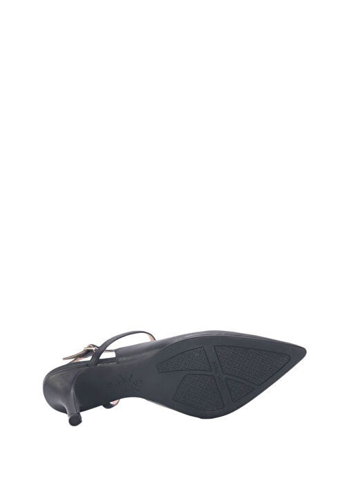 ENNAY 3FX Siyah Kadın Topuklu Ayakkabı - Görsel 5