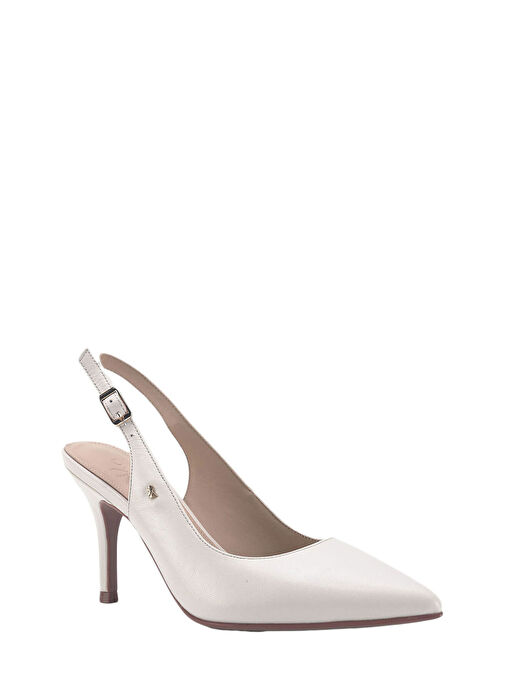 RENNA 3FX Beyaz Kadın Topuklu Ayakkabı - Görsel 3