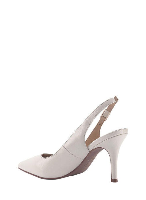 RENNA 3FX Beyaz Kadın Topuklu Ayakkabı - Görsel 4
