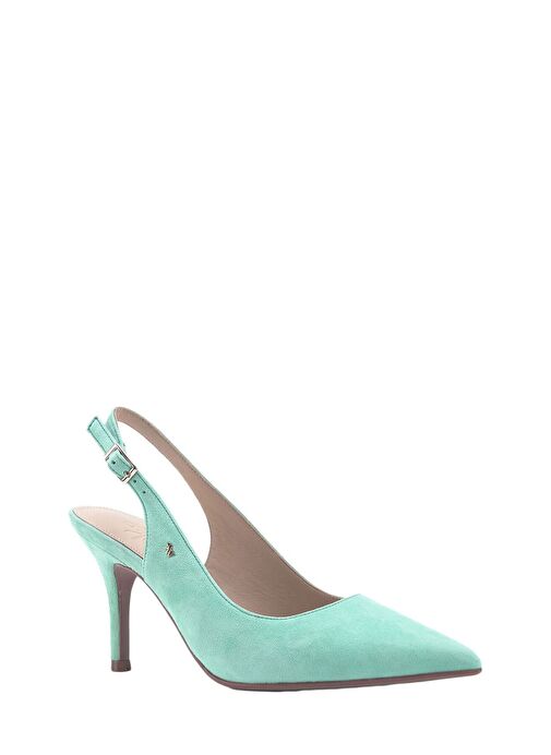 RENNAS 3FX Yeşil Kadın Topuklu Ayakkabı - Görsel 3