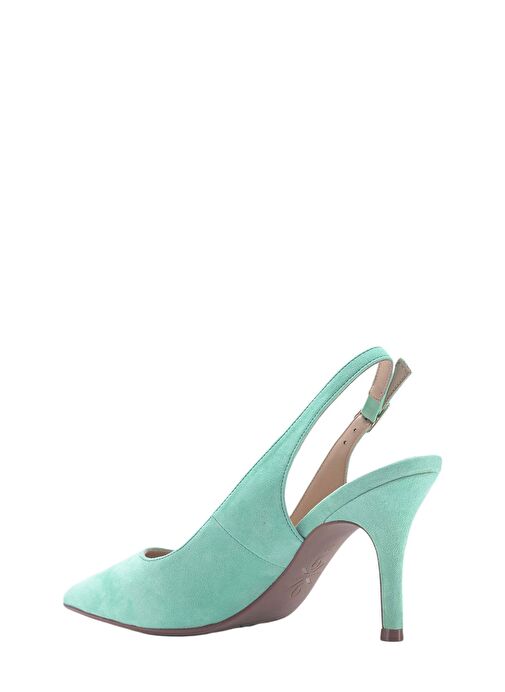 RENNAS 3FX Yeşil Kadın Topuklu Ayakkabı - Görsel 4