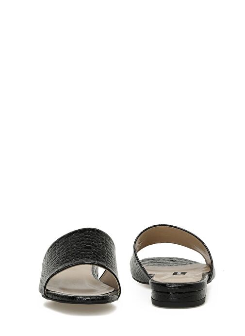 MAYYA 3FX Siyah Kadın Düz Terlik - Görsel 6