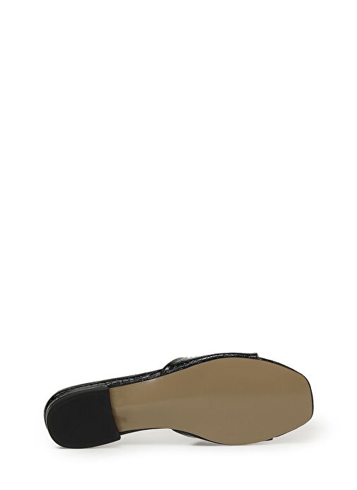 MAYYA 3FX Siyah Kadın Düz Terlik - Görsel 7