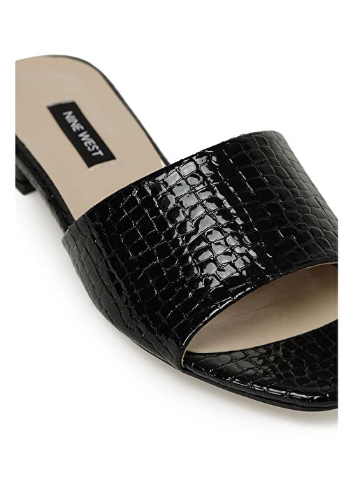 MAYYA 3FX Siyah Kadın Düz Terlik - Görsel 8