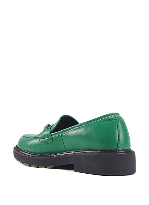 DANDIE 3PR Yeşil Kadın Loafer - Görsel 4