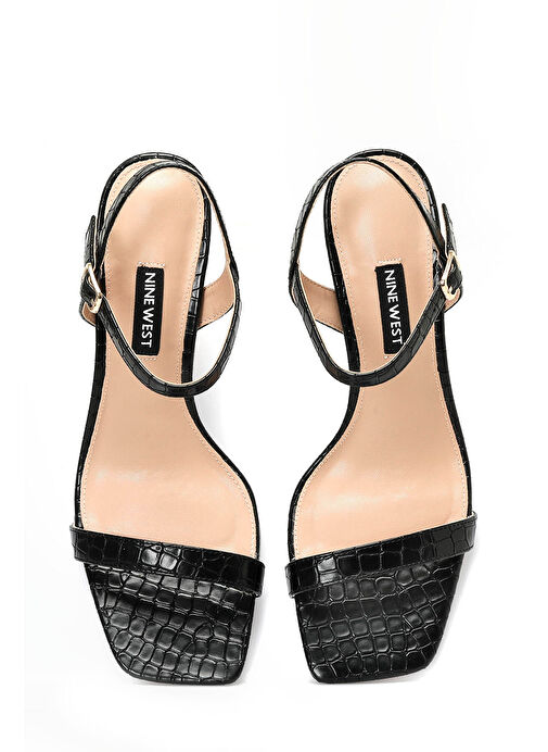 HENNO2 3PR Siyah Kadın Topuklu Sandalet - Görsel 5