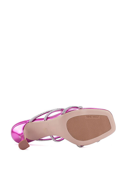 MANA 3PR Fuşya Kadın Topuklu Terlik - Görsel 5