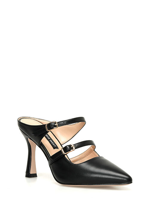 MINDIE 3PR Siyah Kadın Topuklu Terlik - Görsel 4