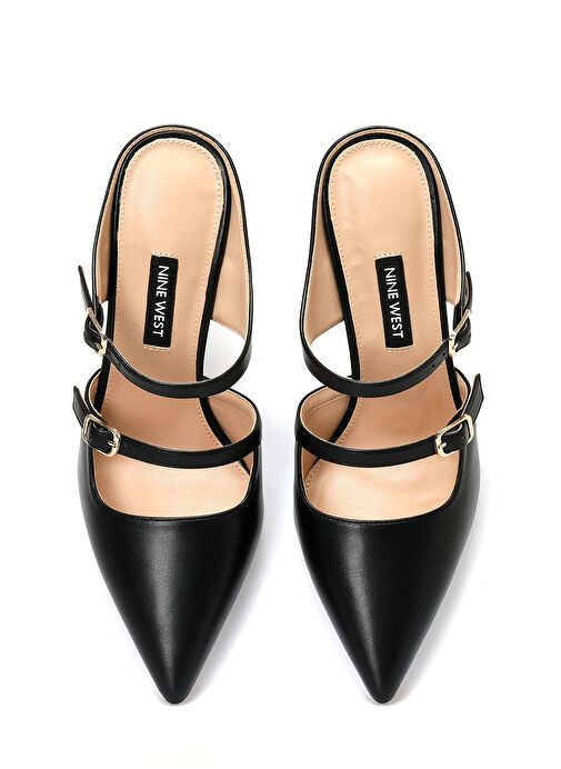 MINDIE 3PR Siyah Kadın Topuklu Terlik - Görsel 5
