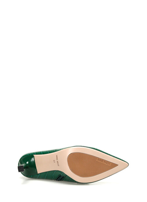 OLI 3PR Yeşil Kadın Topuklu Bot - Görsel 7