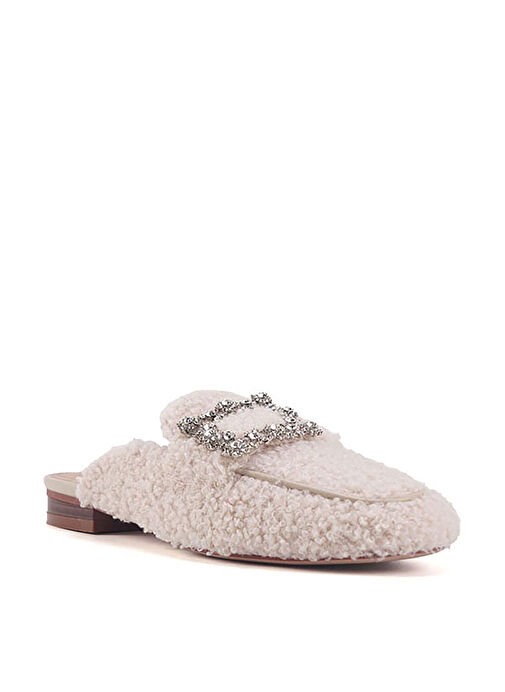 TANDIE 3PR Krem Kadın Ev Terliği - Görsel 3