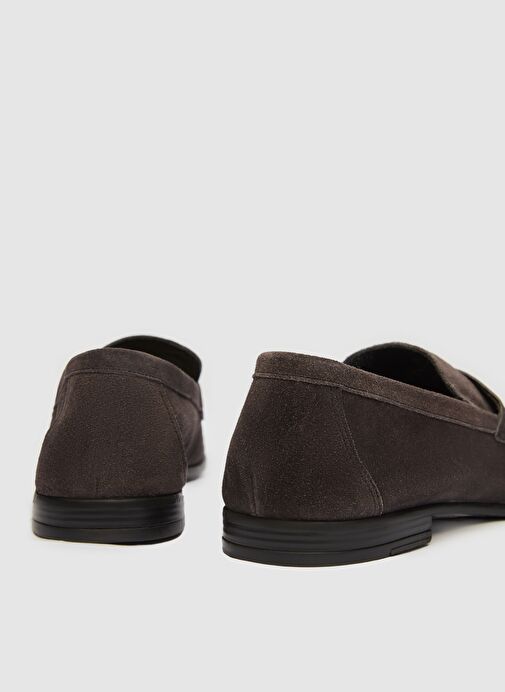 Twn Antrasit Deri Makosen Ayakkabi - Görsel 5