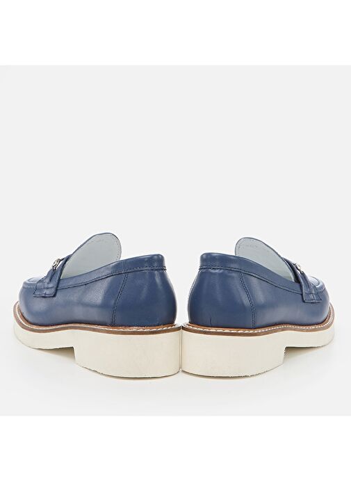 Hotiç Lacivert Kadın Deri Loafer 01AYH264500A680 - Görsel 4