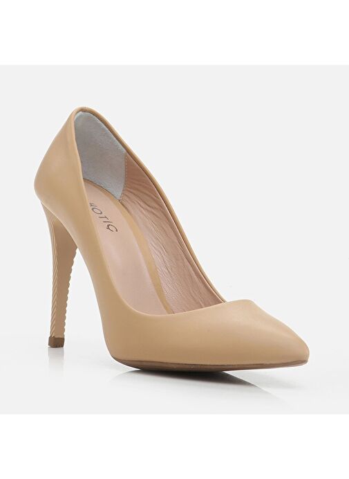 Hotiç Bej Kadın Deri Stiletto 01AYH274880A330 - Görsel 3