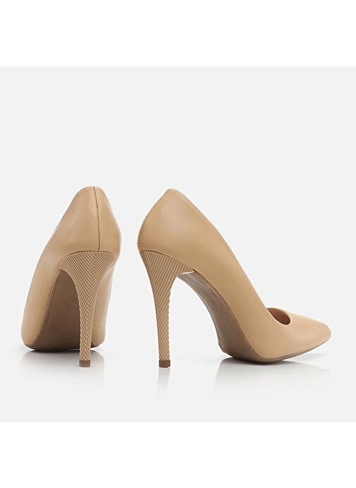 Hotiç Bej Kadın Deri Stiletto 01AYH274880A330 - Görsel 4