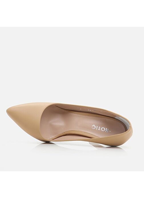 Hotiç Bej Kadın Deri Stiletto 01AYH274880A330 - Görsel 5
