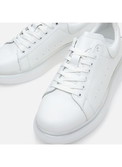 Hotiç Beyaz Erkek Deri Sneaker 02AYH281340A900 - Görsel 5