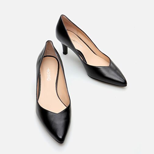 Hotiç Siyah Kadın Deri Stiletto 01AYH283140A100 - Görsel 4