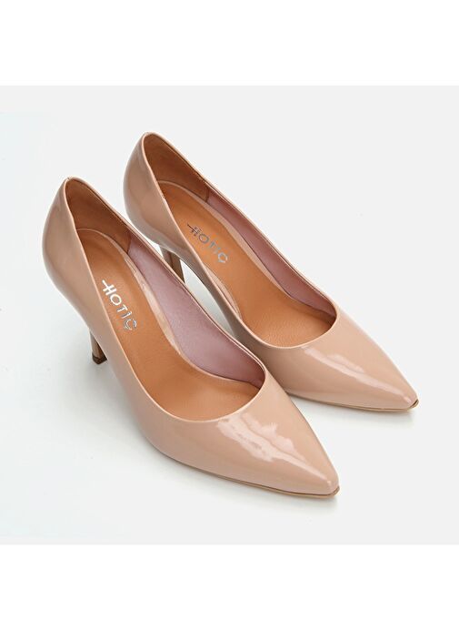 Hotiç Nude Kadın Rugan Stiletto 01AYH283160A330 - Görsel 3