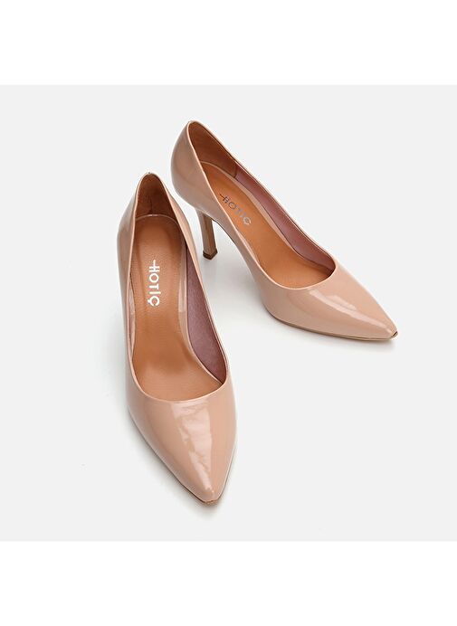 Hotiç Nude Kadın Rugan Stiletto 01AYH283160A330 - Görsel 4