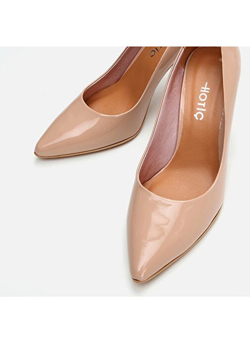 Hotiç Nude Kadın Rugan Stiletto 01AYH283160A330 - Görsel 5