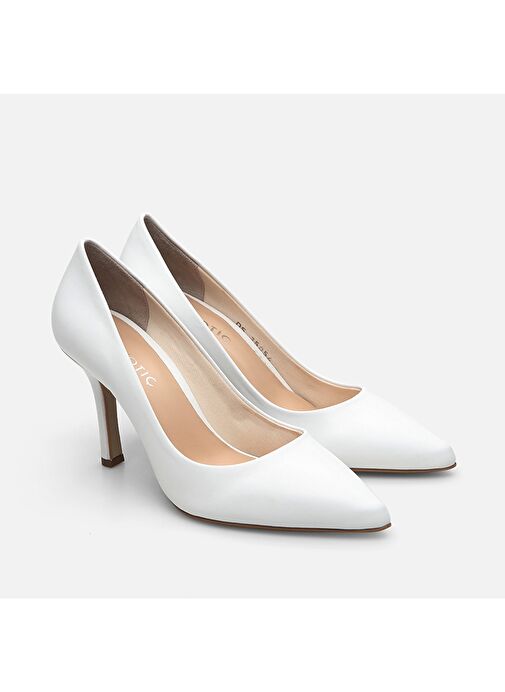 Hotiç Beyaz Kadın Deri Stiletto 01AYH283170A900 - Görsel 3