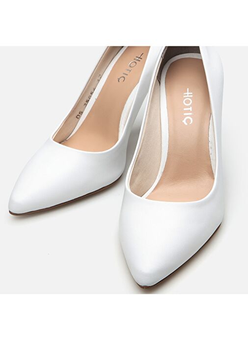Hotiç Beyaz Kadın Deri Stiletto 01AYH283170A900 - Görsel 5
