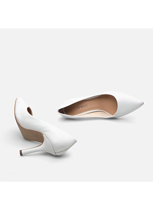 Hotiç Beyaz Kadın Deri Stiletto 01AYH283170A900 - Görsel 6