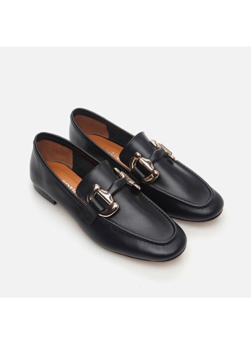 Hotiç Siyah Kadın Deri Loafer 01AYH283290A100 - Görsel 2