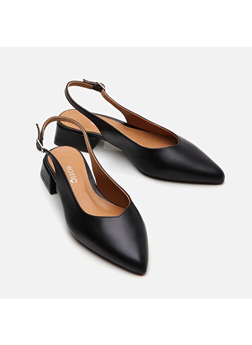 Hotiç Siyah Kadın Deri Babet 01AYH283330A100 - Görsel 4