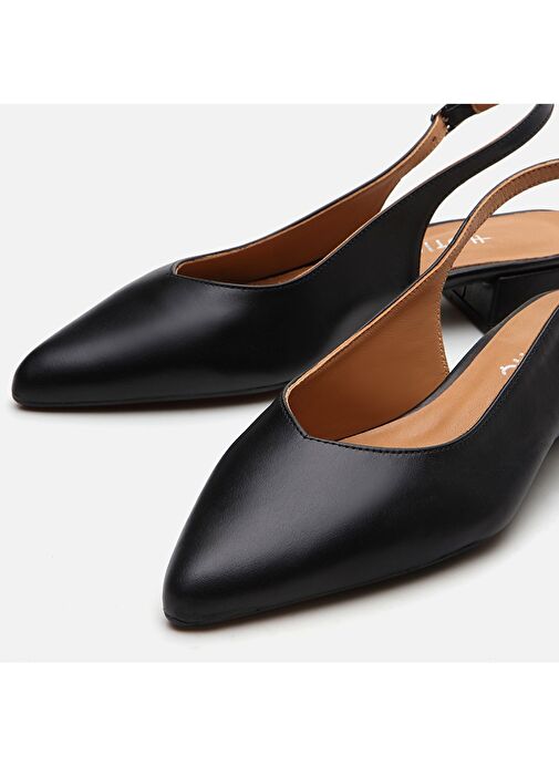 Hotiç Siyah Kadın Deri Babet 01AYH283330A100 - Görsel 5