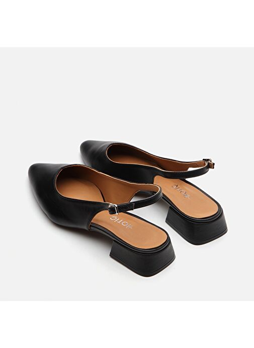 Hotiç Siyah Kadın Deri Babet 01AYH283330A100 - Görsel 6